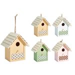 Decor ProGarden 38052 Casuta din lemn pentru pasari 16x12x18cm