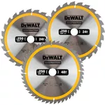 Диск отрезной DeWalt DT1963-QZ Set panze circulare 250mm (2x 24T/1X 48T)
