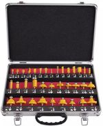 Set de tubulare, bite, duze Hoteche 610113 35 freze lemn (Ø6mm)