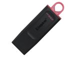 128GB USB3.2 Flash Drive Kingston DataTraveler Exodia (DTXM/128GB), Black-Red, Plastic, Slider Cap