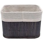 Короб для хранения H&S 48472.3 Cos 20x15x14cm, negru, cu captuseala, din bambus