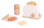 Игрушечная кухня и посуда Tooky Toy TL839 Setul din lemn Toaster, 57354