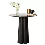 Măsuţă cafea Trendy Thales, Negru, Bronz