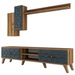 Стенка Trendy Clasa S, Nuc, Calcedonie 180x44x35cm