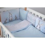 Lenjerie de pat pentru copii Veres 217.11 Summer bunny blue -new (6ед.)