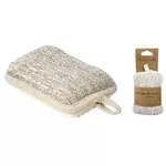 Аксессуар для ванной Tendance 43697 Мочалка натуральная, бамбуковая основа, малая