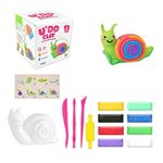 Набор для творчества Strateg 57326 U'DO Clay, Melc (8buc x 15g)