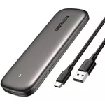 Disc rigid extern SSD Ugreen 10903 SATA NGFF SSD USB 3.1 Gen 2 to B-Key 5Gbps, Silver