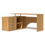 Стол компьютерный Fabrik Home Nr.1 1400x750x1200 (тумба слева) Дуб каменный