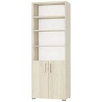 Офисный шкаф Tisam Шкаф полузакрытый с 3-мя открытыми полками 719х405х2025 (6603)