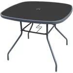 Садовая мебель Villager Faro gri închis + sticlă imprimată negru (51190)