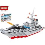 Set de construcție Promstore 43903 HSANHE Эсминец 42.5X31X6.5cm