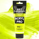 Акриловая флуоресцентная краска ART kompozit, 75 мл №552 Салатовый флуоресцентный