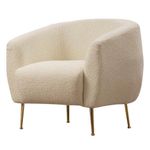 Fotoliu Trendy Eses Crem Bouclette