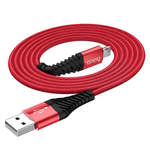 Hoco Cable USB to Lightning X38 Cool 2.4A 1m, Red