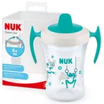 Canuta anticurgere Nuk Trainer Cup cu nasuc tare din silicon 230 ml (6+ luni)