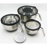 Посуда походная miscellaneous 5899 Set boluri inox 3buc 1.0/2.5/4.5L (243-957) SIO