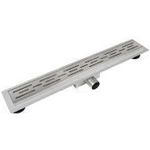 Trap de duș Rubano 49256 Rigola dus 700mm 90°, H55-115mm, grila spot inox