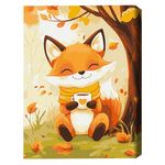 Tablou pe numere BrushMe KBS0167FC 30x40сm (fără cutie) Vulpiță cu cacao