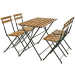 {'ro': 'Mobilier pentru grădină ProGarden 55316 Set mobilier 5 unitati: masa 100X54XH71cm, 4 scaune 39X44XH79cm', 'ru': 'Садовая мебель ProGarden 55316 Набор из 5 предметов мебели: стол 100X54XH71 см, 4 стула 39X44XH79 см'}