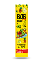 Dulciuri naturale de pere și ananas Bob Snail, 14g