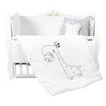 Lenjerie de pat pentru copii PernaMea Set lenjerie 8 piese Lovely Giraffe (PM.100262/17)