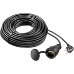 Удлинитель электрический TEB Electrik 72344 Prelungitor cu o priza, 15m, 3х1.5mm², 16A, ІР44, negru (800.815.110)