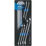 Set de unelte de mână King Tony 9-90135MRV набор L-обр.ключей HEX, ключей разрезных 8-22мм 15 пр. (FOAM)