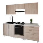 Mobilă pentru bucatarie Smartex (30144) K4 220сm Stejar Deschis