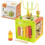 Tablă dezvoltare Viga 44716 Busy – cub Cub de joc 5 în 1