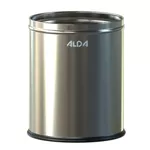 Урна для мусора Alda 606 ROOM BASKET 9L, 30*20cm, inox lucios