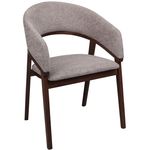 Стул Deco Ikaro Light Brown (Raven 30) + Walnut