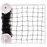 Echipament sportiv SUHS 8955 Plasa volei cu fir 9.5x1 m, 12x12 cm C-6390 negru/alb