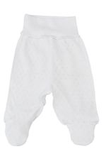 Детская одежда Minikin 25110562 Ажурный листик Ползунки р-р62, белый, унисекс