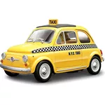 Машина Bburago 18-21033 STAR 1:24-Fiat 500 Taxi