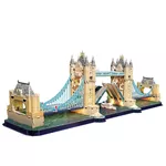 Set de construcție Cubik Fun L531h 3D Puzzle Tower Bridge (Led)