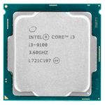 CPU Intel Core i3-9100 3.6-4.2GHz (4C/4T, 6MB, S1151,14nm, Integrated UHD Graphics 630, 65W) Tray