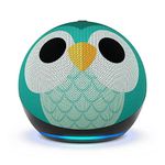 Amazon Echo Dot (5th Gen) Kids Owl, Smart speaker with Alexa