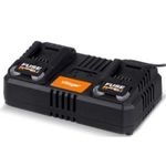 Încărcătoare și Acumulatoare Villager FUSE dublu 18V 2x4.5A (083384)