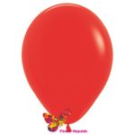 Латексный воздушный шар Красный -30 см