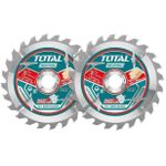 Disc de tăiere Total tools TAC2331403 disc fierastrau circular 140x20mm T24 (2buc)