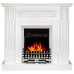 Șemineu electric ArtFlame Veronix & Galileo Silver, 1000x1050x300mm, Alb
