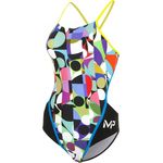 Accesoriu pentru înot AquaLung Costum baie dame CEDONIA Black Yellow 36