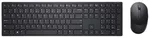Комплект клавиатуры и мыши DELL KM5221W, беспроводной, черный