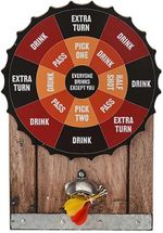 Darts Promstore 46708 Joc de bar Darts 27x40cm, cu eschizator de sticle montabil pe perete