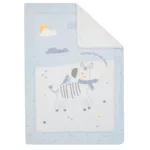 Комплект подушек и одеял Kikka Boo 31103020153 Paturica super moale Sherpa Stripy Friends, 80/110cm