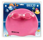 Шапочка для плавания (силикон) + очки для детей Beco 9904 (5321)