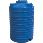 Duș de vară Uniplast 37080 Rezervor apa 500 L vertical, oval (albastru) cu stut D. 1/2