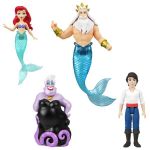 Păpușă Disney JHG84 Ariel și prietenii