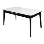 Masă Deco Masa Extensibila Ravena 160/200x90x76 Ceramic Snow White